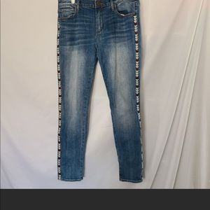 Driftwood Marilyn Aztec Geo Embroidered Jeans